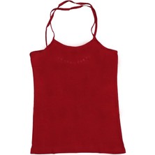 Boyundan Bağlamalı Taş Işlemeli Atlet