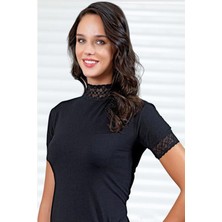 Şahinler Bayan Dantelli Yarım Kollu Atlet B629