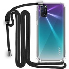 Piyasa Sepeti Oppo A92 Boyun Askılı Şeffaf Tank Kılıf