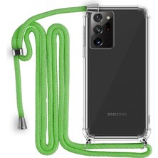 Piyasa Sepeti Samsung Galaxy Note 20 Boyun Askılı Şeffaf Tank Kılıf