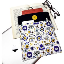 Kitap Kılıfı / Tablet Kılıfı / Ebook Kılıfı / Çok Amaçlı Kılıf  ( Nazar Boncukları , Gözler , Hamsa)