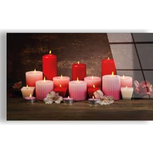 Kırılmaz Cam Renkli Mumlar Tablo