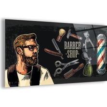 Kırılmaz Cam Erkek Berberi Tablo