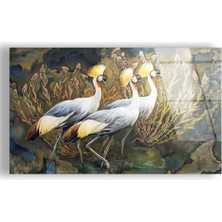 Zevahir Mobilya Dekorasyon Kırılmaz Cam Flamingo Tablo