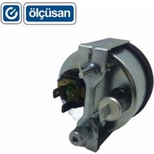 Ölçüsan 24V Yağ Saati 5 Bar 60 mm