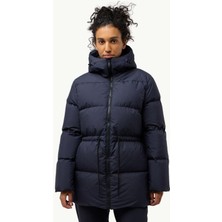 Jack Wolfskin Lacivert Kadın Kapüşon Yaka Regular Fit Ceket A60213KIRSCHALLEE Jkt W