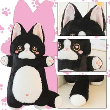 Sell Well Siyah Kedi Peluş Yastık 21 ''uzun Kedi Yastık Sevimli Siyah Doldurulmuş Hayvanlar Peluşlar Kawaii Kedi Vücut Yastık Peluş Çocuklar Kızlar Için Doğum Günü Hedii1 (Yurt Dışından)