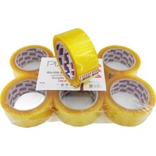 Piano Akrilik Şeffaf Koli Bandı 45 mm x 100 mt 6'lı