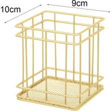 Sell Well Metal Demir Kalemlik - Altın, Ofis ve Makyaj Fırça Düzenleyici (Yurt Dışından)