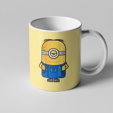 Golden Crafts Despicable Me Minion Temalı Sevimli Kupa Seramik Kahve Mug