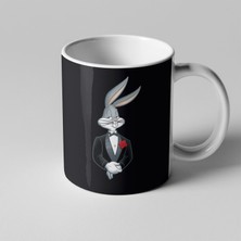 Golden Crafts Bugs Bunny Smokinli Kupa Seramik Kahve Mug