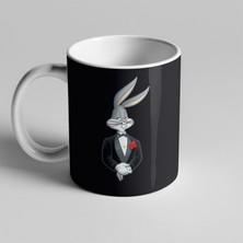 Golden Crafts Bugs Bunny Smokinli Kupa Seramik Kahve Mug