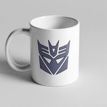 Golden Crafts Transformers Decepticon Amblemli Kupa Seramik Kahve Mug