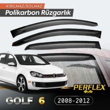 Bsre Vw Golf 6 2008-2012 Cam Rüzgarlığı V2 Düz