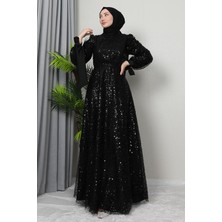 Giza Store Betül Tesettür Abiye Bordo