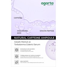 Agarta Natural Ampoule Gözaltı Morluk ve Torbalama Giderici Serum 50 Ml