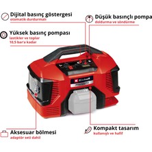 Einhell PRESSITO 18/21 - Solo, Akülü Kompresör (Akü ve şarj cihazı dahil değildir)