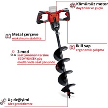 Einhell GP-EA 18/150 Li BL - Solo, Akülü Toprak Burgu Makinesi (Akü ve şarj cihazı dahil değildir)