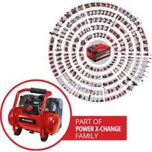 Einhell TE-AC 36/6/8 Li OF Set - Solo, Akülü Kompresör