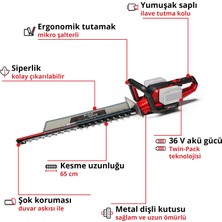 Einhell GE-CH 36/65 Li - Solo, Akülü Çit Budama (Akü ve şarj cihazı dahil değildir)