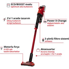 Einhell TE-SV 18 Li - Solo, Akülü Dikey Süpürge (Akü ve şarj cihazı dahil değildir)