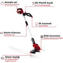 Einhell GE-CT 18 Li Kit (1x2,0Ah), Akülü Kenar Kesme