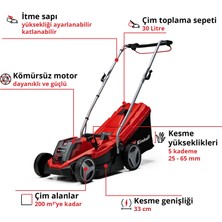 Einhell Ge-Cm 18/33 Li (1X4,0AH), Akülü Çim Biçme Makinesi