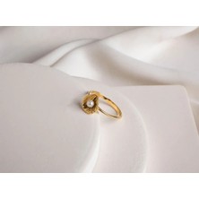 Safir Kuyumculuk Deep Sea Altın Inci Istiridye Yüzük