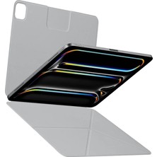 Pitaka iPad Pro 11 2024 Uyumlu Pitaka Magez Falio 2 Kalem Bölmeli Standlı Kılıf Beyaz