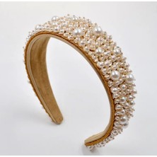 SE Jewellery Inci Detaylı Şık Kadın Taç