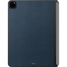 Pitaka iPad Air 10.9 2020 4.nesil Kılıf Aramid Fiber Pitaka Ultra-Slim Classic Serisi Mavi