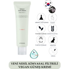 Hyggee Vegan Sun Cream 50 ml, Yeni Nesil Kimyasal Filtreli Vegan Güneş Kremi, Güneş Koruyucu Krem, Yüz Güneş Kremi