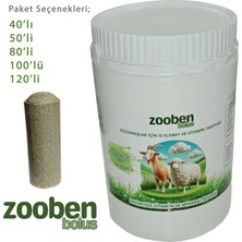 Zooben Bolus Küçükbaş Koyun ve Keçi Için Hayvan Vitamin ve Mineral Destek Takviyesi 120 Lik Atom Paket