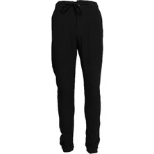 Jogger Erkek Kanvas Pantolon Gofre Siyah