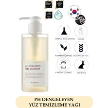 Hyggee Ph Hyaluron Gel Cleanser 200 ml Cildi Kurutmayan pH Dengeleyen Yüz Temizleme Jeli