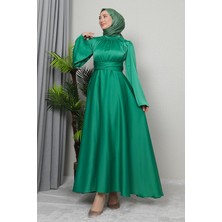 Giza Store Nazlı Tesettür Elbise Mint