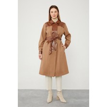 Lêvi D'or Toprak Deri Detaylı Kaban