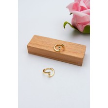 Latif Kuyumcu 14 Ayar Altın Küpe Gizli Klips Kadın Küpe B20241118012