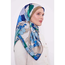 Lêvi D'or Saks Yaprak Dsen Twill Ipek Eşarp