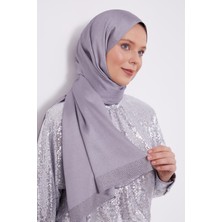 Lêvi D'or Antrasit Kalın Şerit Diamond Şal