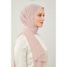 Lêvi D'or Lila Düz Renk Frozen Krep Şal