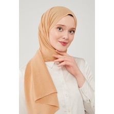 Levidor Hardal Düz Renk Frozen Krep Şal