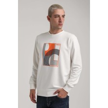 New World Polo Bisiklet Yaka Siyah Slim Fit Sweatshirt 24FWM60171