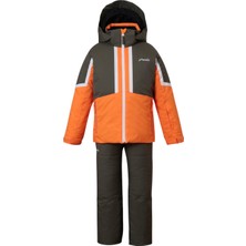 Phenix Accented Lines Junior Two-Piece Erkek Çocuk Mont-Pantolon Takımı Turuncu