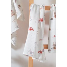 Çok Amaçlı Bebek Müslin Örtüsü 3'lü Set - Bunny