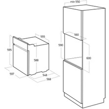 Termikel Ankastre Set (Bo O64D5C A + Bh P7144C A)