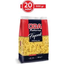 Oba Fiyonk Makarna 500 gr (20'li Paket)