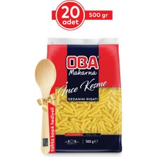 Oba Ince Kesme Makarna 500 gr (20'li Paket)