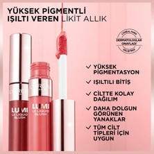 L'Oréal Paris Lumi Blush Likit Allık - Glowy True Rose