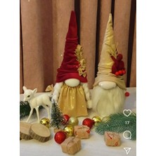 GENC DIJITAL BASKI Yılbaşı Noel Cüceler  2 Li Paketler (30  cm )
